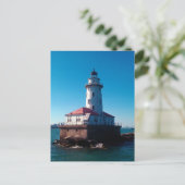 Leuchtturm, Marine Pier in Chicago Postkarte (Stehend Vorderseite)