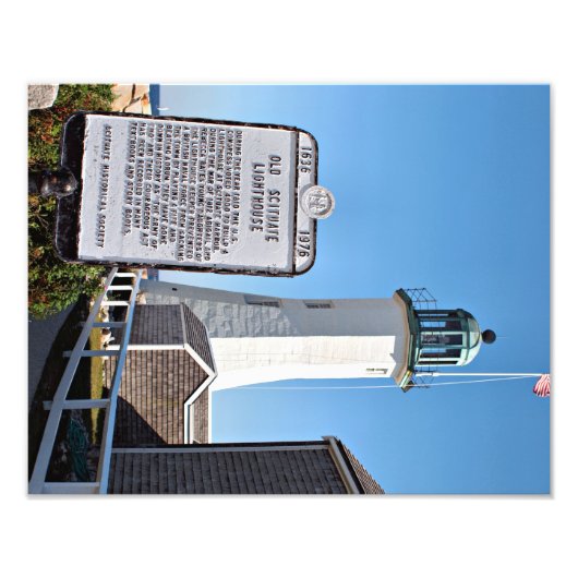 Leuchtturm, Massachusetts Fotodruck (Vorne)