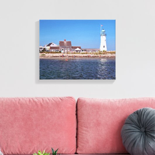 Leuchtturm, Massachusetts Leinwanddruck (Insitu (Wohnzimmer))