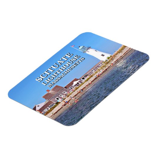Leuchtturm, Massachusetts Magnet (Linke Seite)
