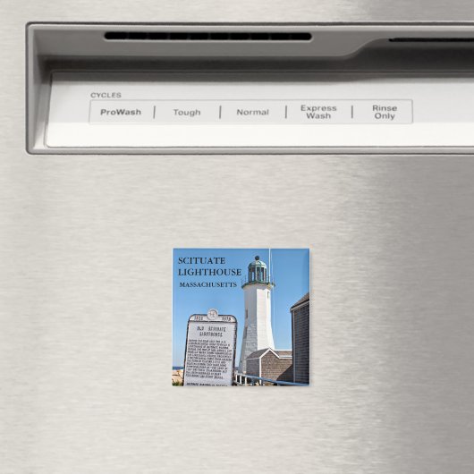 Leuchtturm, Massachusetts Magnet (In Situ (Geschirrspüler))