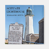 Leuchtturm, Massachusetts Magnet (Vorne)