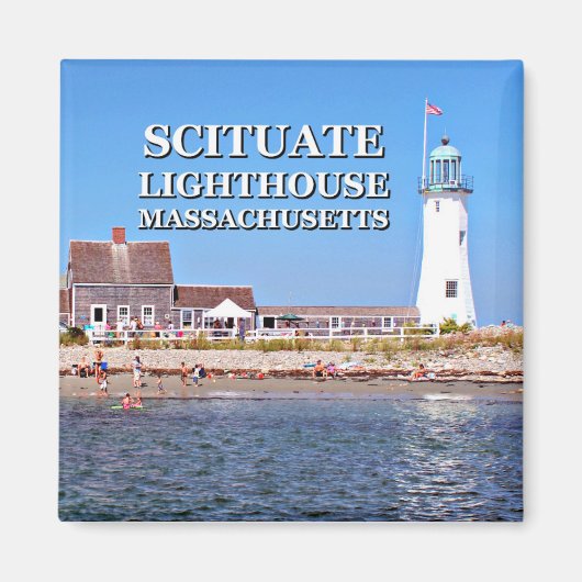 Leuchtturm, Massachusetts Magnet (Vorne)