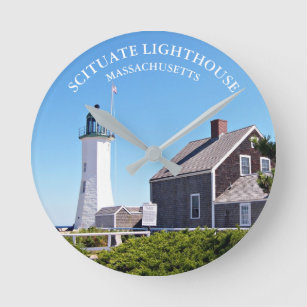 Leuchtturm Massachusetts Wall Clock Runde Wanduhr