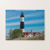 Leuchtturm Michigan. Jigsaw Puzzle (Horizontal)