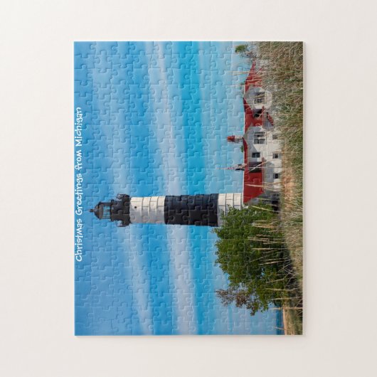 Leuchtturm Michigan. Jigsaw Puzzle (Vertikal)