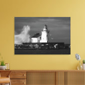 Leuchtturm Mist Canvas Print Leinwanddruck (Insitu (Wohnzimmer))