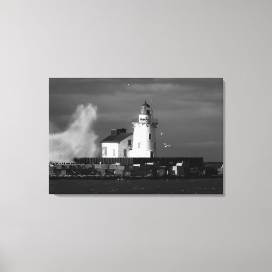 Leuchtturm Mist Canvas Print Leinwanddruck (Vorderseite)