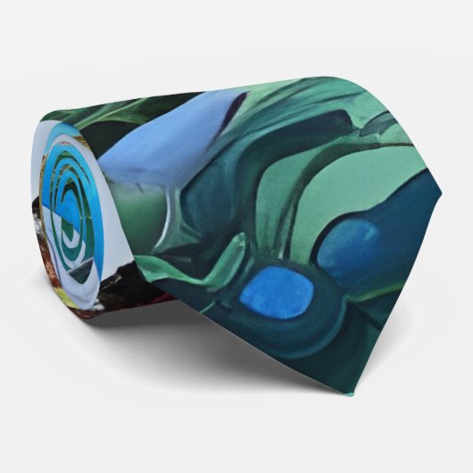 Leuchtturm mit Blick aufs Meer Krawatte (Gerollt)