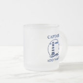 Leuchtturm mit dem Namen des Kapitäns oder Bootes Mattglastasse (VorderseiteRechts)