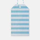 Leuchtturm mit rotem Streifen Geschenkanhänger (Rückseite)