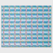 Leuchtturm mit rotem Streifen Geschenkpapier (Flach)