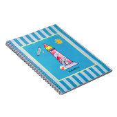 Leuchtturm mit rotem Streifen Notizblock (Rechte Seite)