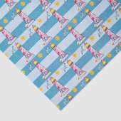 Leuchtturm mit rotem Streifen Seidenpapier (Ausschnitt)