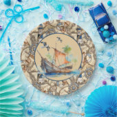 Leuchtturm mit Schiff Pappteller (Party)