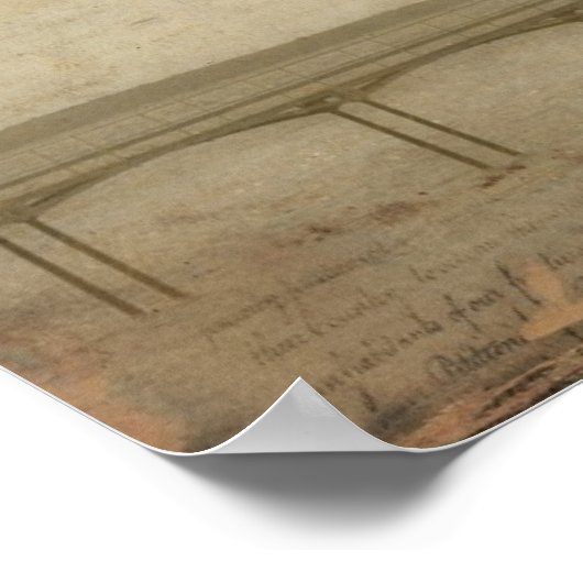 Leuchtturm mit Textur Poster (Ecke)