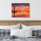 Leuchtturm mit Zitat Leinwanddruck (Insitu (Schlafzimmer))