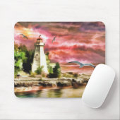 Leuchtturm Mousepad (Mit Mouse)