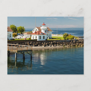 Leuchtturm Mukilteo, Mukilteo, Washington, USA Postkarte