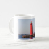 Leuchtturm Muskegon, Michigan Kaffeetasse (Vorderseite Links)