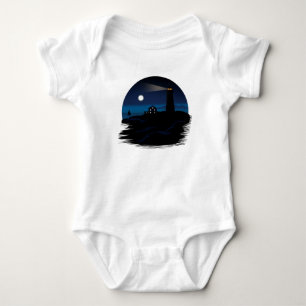 Leuchtturm - Nacht Baby Strampler