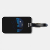 Leuchtturm - Nacht Gepäckanhänger (Rückseite horizontal)