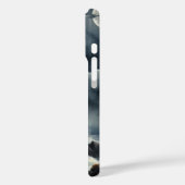 Leuchtturm nachts in stürmischer Meeresdecke Case-Mate iPhone Hülle (Rückseite / Links)