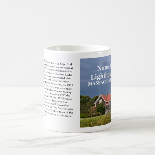 Leuchtturm Nauset, Cape Cod, Massachusetts Tasse (Mittel)