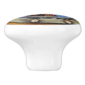 Leuchtturm Nautical Porthole Drawer Knobs Keramikknauf (Seitenansicht)