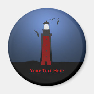 Leuchtturm Nautical Round Magnet