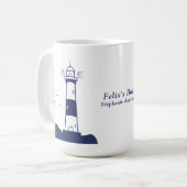 Leuchtturm Navy Blue Kaffeetasse (Vorderseite Links)
