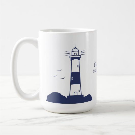 Leuchtturm Navy Blue Kaffeetasse (Links)