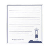 Leuchtturm Navy Blue Notizblock (Vorderseite)
