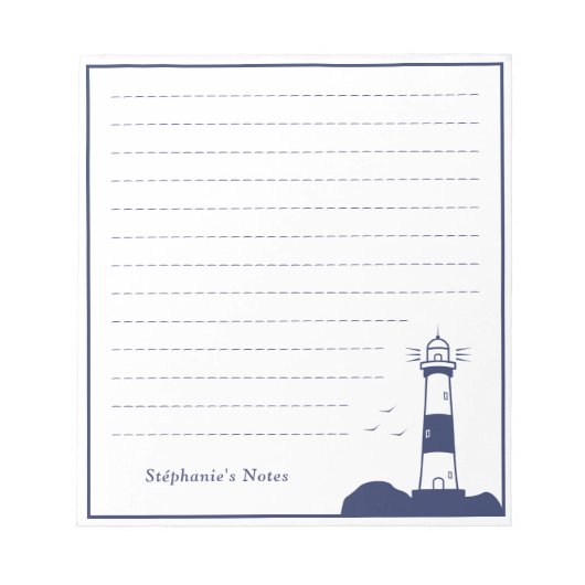 Leuchtturm Navy Blue Notizblock (Vorderseite)