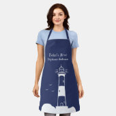 Leuchtturm Navy Blue Schürze (Getragen)