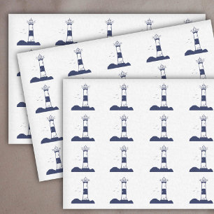Leuchtturm Navy Blue Seidenpapier