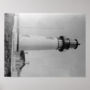 Leuchtturm Newports, Oregon auf Kap Fowlweather Poster