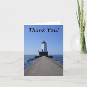 Leuchtturm North Pierhead Dankeskarte