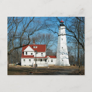 Leuchtturm North Point, Milw WI Postkarte