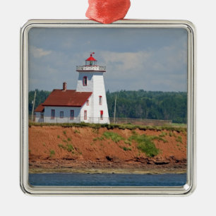 Leuchtturm North Umberland auf Prince Edward Silbernes Ornament