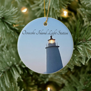Leuchtturm Ocracoke Island Keramik Ornament