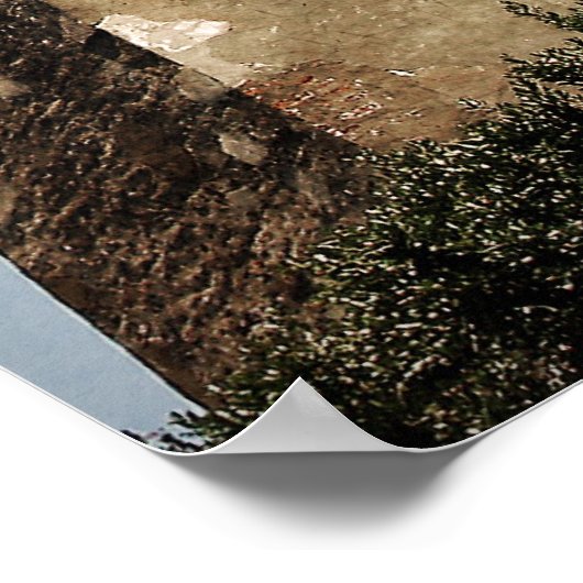 Leuchtturm "Old Baldy" Poster (Ecke)