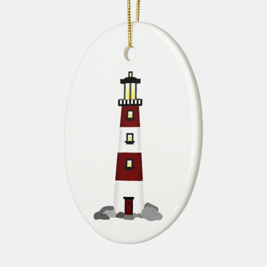 Leuchtturm Ornament (Links)