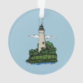 Leuchtturm Ornament (Rückseite)