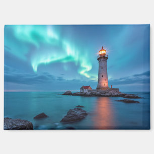 Leuchtturm Ozean Aurora Meer Meeresküste Küste Magnet
