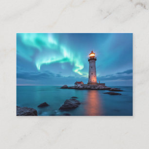 Leuchtturm Ozean Aurora Meer Meeresküste Küste Visitenkarte