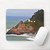 Leuchtturm Ozean Christliche Kreation Mousepad (Mit Mouse)