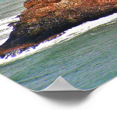 Leuchtturm Ozean Christliche Kreation Poster (Ecke)