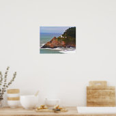 Leuchtturm Ozean Christliche Kreation Poster (Küche)
