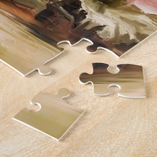 Leuchtturm-Ozean-Küste am Sonnenuntergang, Puzzle (Seite)